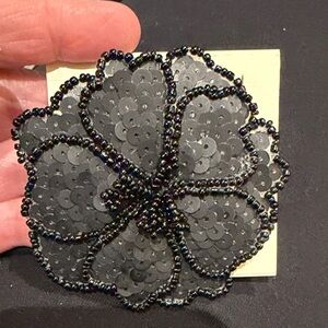 Vtg M. Haskell Sequin Brooch